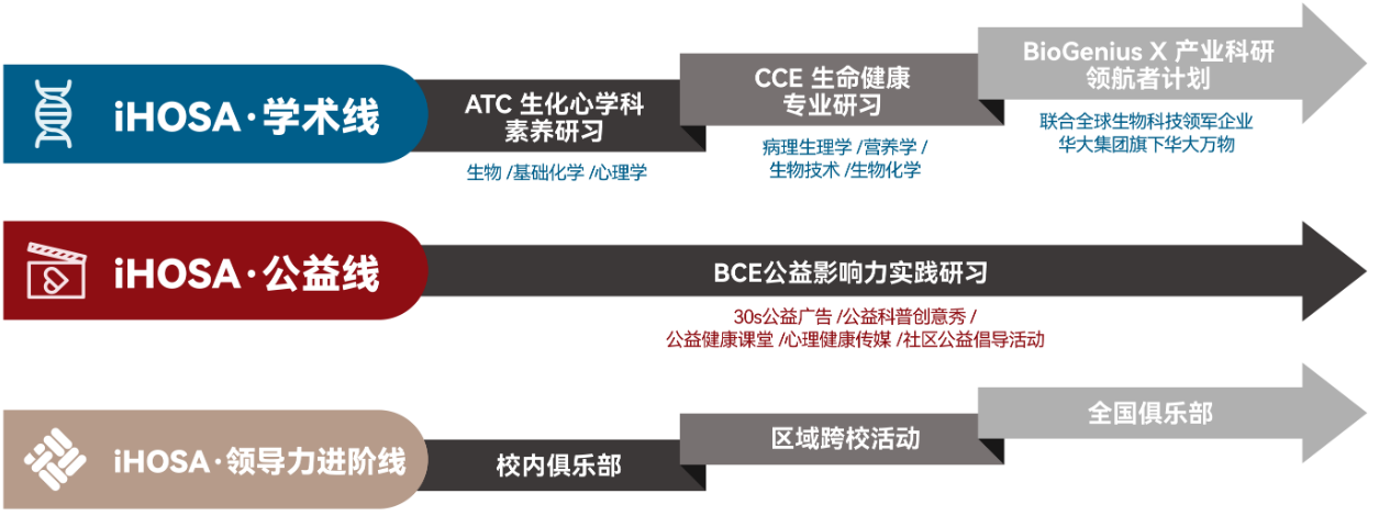 iHOSA三大成长线路径图